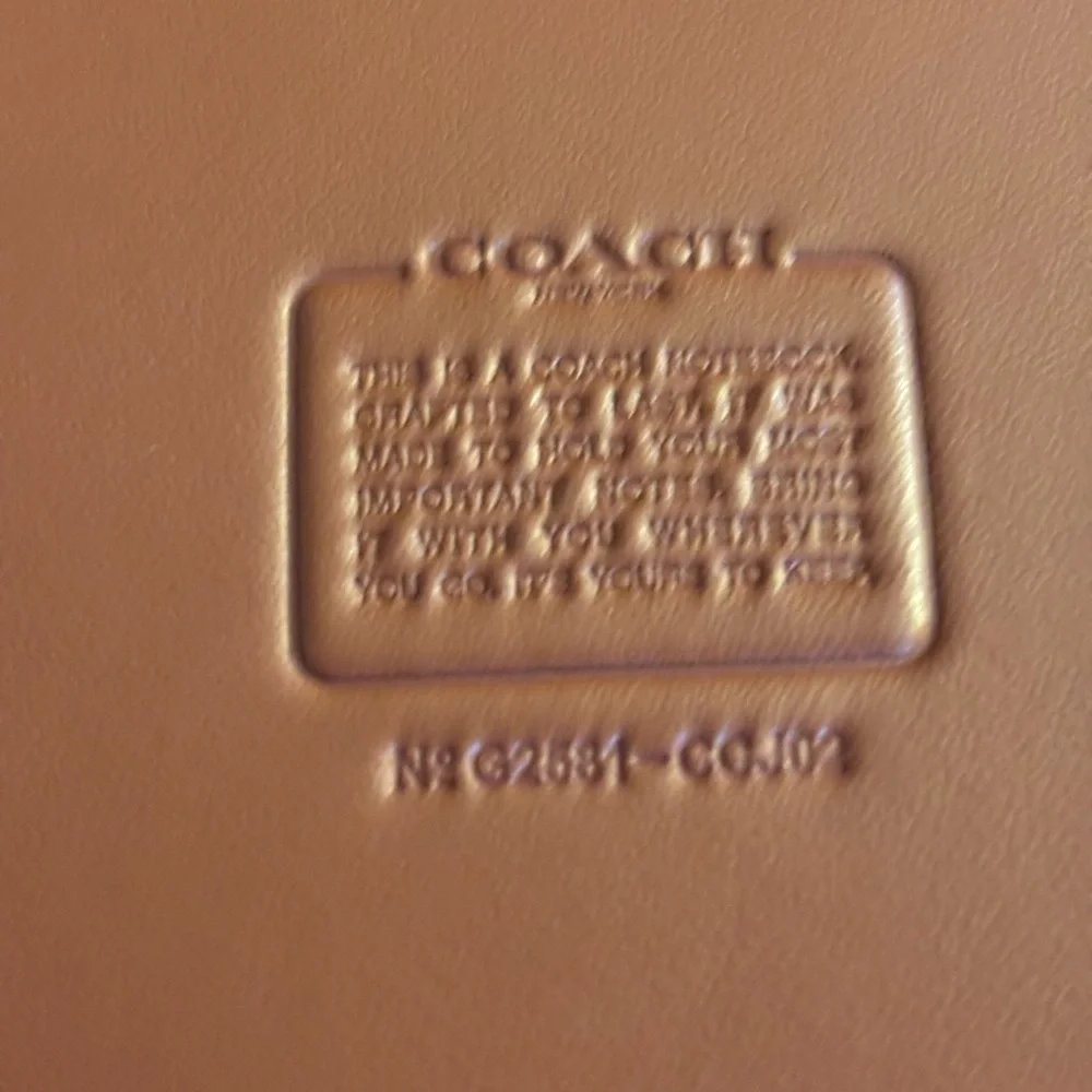 Coach Notebook In Signature Canvas With Holiday Train collectable 2025 Xmas